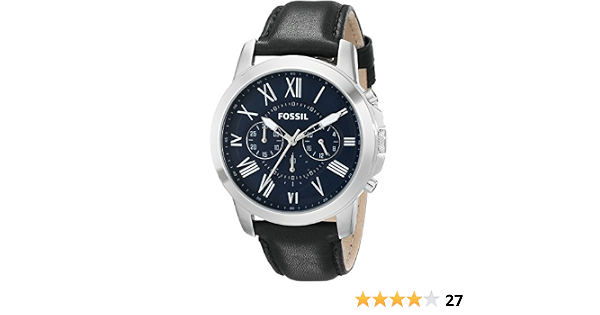 Fossil Fs4990 44Mm Stainless Steel Case 