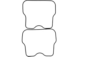 Chamixx 2X Valve Cover Gasket Seals 11061-2182 11009-2546 MIU11358 Compatible with Kawasaki FD501D FD590V FD620D FD661D Engine KAF620 Mule 2500 2510 2520 3000 3010 3020 John Deere Tractor 455