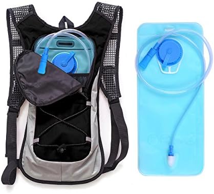 Hydration Backpack&amp;Best Outdoor Gear for Running, Hiking, Cycling and More&amp;Lightweight Pack Keeps Liquid Cool Up to 4 Hours&amp;All Other Outdoor Sports Where You Need Water (black)