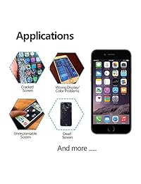 Pantalla de repuesto para iPhone 6S con pantalla Retina LCD táctil de repuesto con digitalizador y herramientas de montaje gratuitas (negro 4,7 pulgadas)