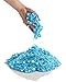 CoolSand Sparkling Blue Sapphire 2 Pound Refill Pack - Moldable Indoor Play Sand in Resealable Bag