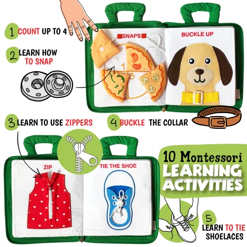 My Quiet Book for Toddlers Montessori Busy Books for 3 Year Old