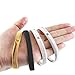 Aneco 4 Pairs Anti-slip Metal Shirt Sleeve Holders Stretchy Garter Arm Bands Elastic Armbands, 4 Colors