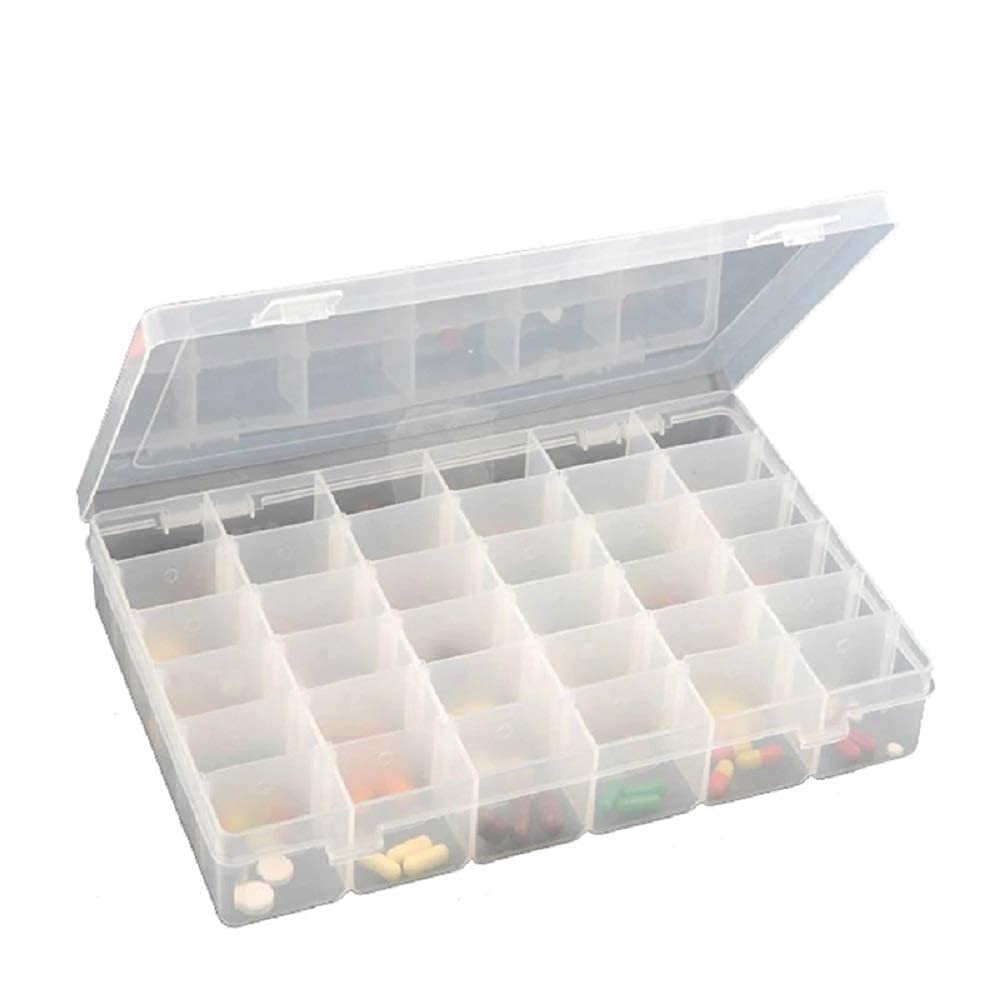Yamuna Mart (2PC) 36 Grid Cells Multipurpose Plastic Storage Box with