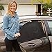 DOGOO Universal Fit Car Side Window Sun Shade,Blocking over 98% of Harmful UV Rays (2 Pack)
