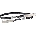 10Gtek 56G QSFP+ DAC Cable - 56GBASE- Passive Direct Attach Copper Twin Axial Flat Cable with 3M Twin Axial Cable Technology for Mellanox, 0.75-Meter(2.46ft)