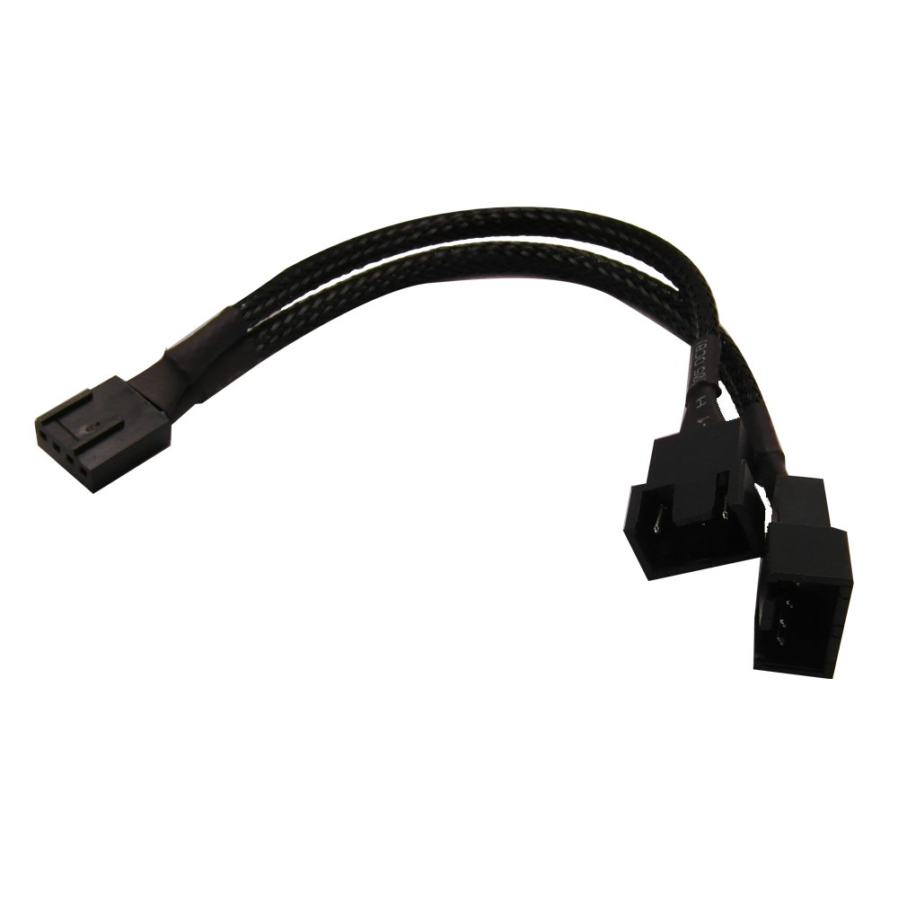 Evercool EC-DF013 PWM Fan Splitter for 2 PWM Case Fans (AK-CBFA04-15)
