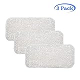 Hycles Sienna Luna Cloth Pads Microfiber Mop Pads Fit for Steamer Head SSM-3006 Washable Cleaning Replacement Pads for Floor