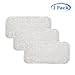 Hycles Replacement Sienna Luna Cloth Pads for Steamer Head Mop Pads SSM-3006 Washable Microfiber 3 Pack