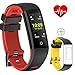 Bloranda Fitness Tracker Activity Tracker Watch Colorful UI Touch Screen with Sleep Monitor IP67 Waterproof Bracelet Wristband for iOS/Android