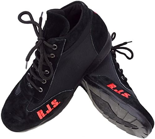 RJS Racing Equipment Pit Crew Racing Shoes Black Mens Size 10 / Womens 12