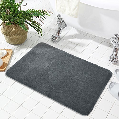 mayshine Bath Mat Bathroom Rug Nonslip Machine washable Soft