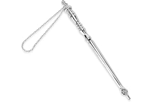 BRTAGG Yad Torah Pointer, Bible Pointer, Bible Reading Tool (6.7" Tall, Silver), Jewish Gifts