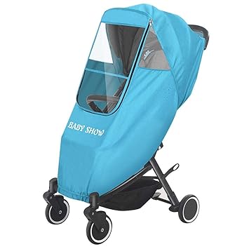stroller in the rain