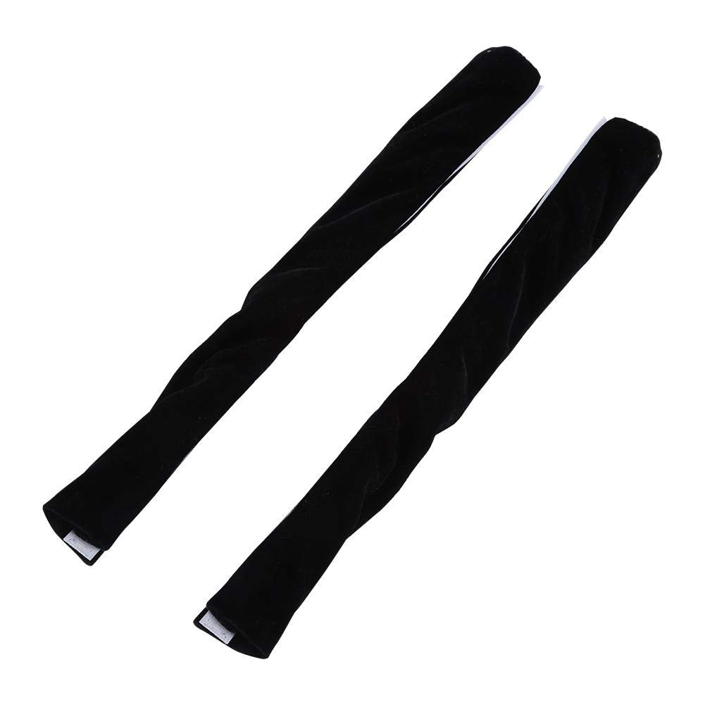 TOPINCN 1 Pair of Refrigerator Handle Cover Anti-Static Fridge & Micro-Wave Oven Door Handle Home Decor Kitchen Appliance Gloves Accessories(Black)