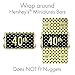 Black and Gold 40th Birthday Mini Candy Bar Wrappers - Shiny Foil - 45 Stickers