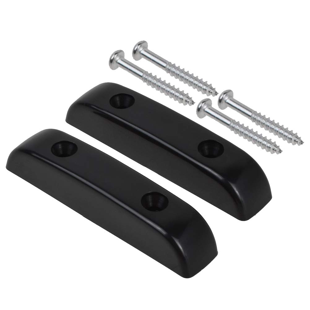 Artibetter Bass Guitar Thumb Rest with Mounting Screws 2 Pack Guitar Finger Rest Accessories for Comfortable Playing and Correct Finger Position
