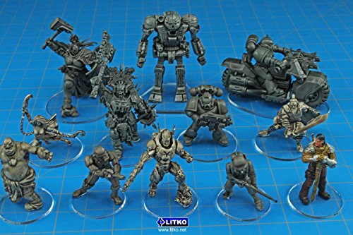 1.5mm Clear Miniature Bases, Circular 20mm (25)