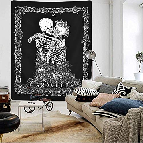 2 Sevenstars+Tapestry+Kissing+Lovers+Skeleton
