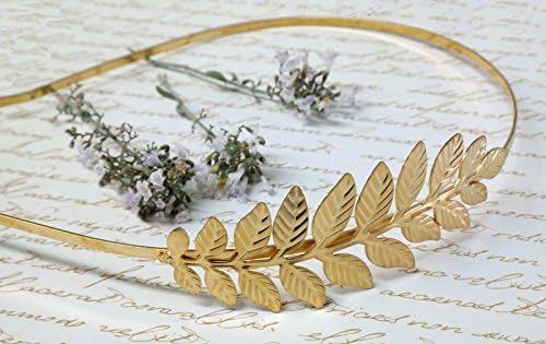 Women's Handmade Golden Leaf ,Bridal Headband Tiara, Hair Band Headpiece Hair Accessories