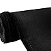 Mybecca Canvas Oxford Fabric Marine Outdoor Awning PU Backing 600 Denier by The Yard Black 1 Yard (36