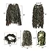 CZJUN Medium Size Ghillie Suit Camo Woodland Camouflage Forest Hunting 4-Piece + Bag (M-L)