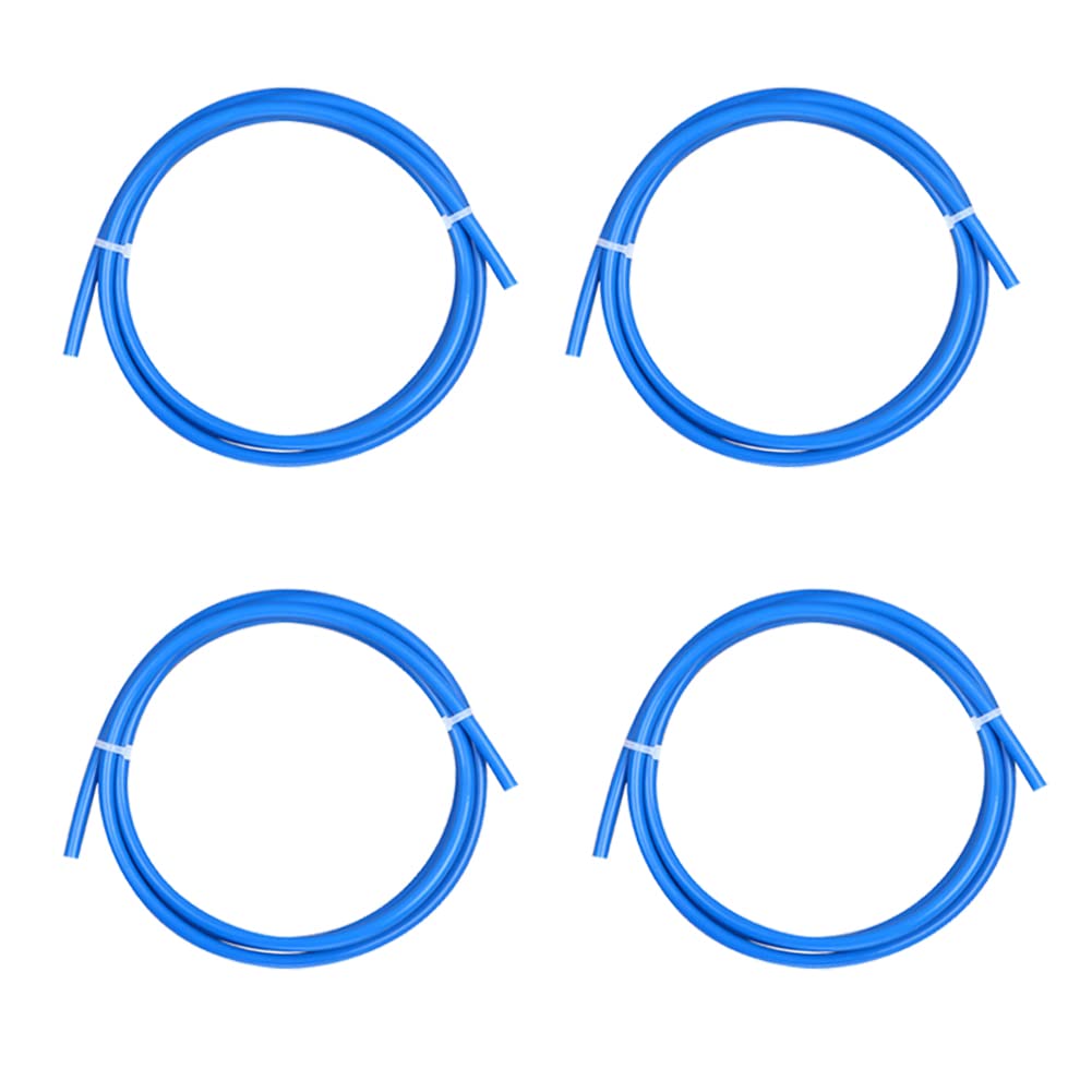 iYueMps 4pcs 1m PTFE Teflon Tube 2mm ID 4mm OD PTFE Tube for 1.75mm Filament 3D Printer