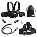 EEEKit Gift Pack For VTech Kidizoom Kid Action Cam/DROGRACE Children Kids Camera,Head Strap Mount,Junior Child Kid Chest Body Harness Mount,Storage Bag