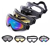 YYGIFT® CS Goggles Windproof UV400 Motorcycle Cycling Snowmobile Ski Goggles Eyewear Sports Protective Safety Glasses