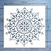 LOCOLO Mandala Stencils Set of 9 (6 x 6 inch) Reusable Stencil Laser Cut Painting Template Wood Floors Wall Fabric Furniture Stencils