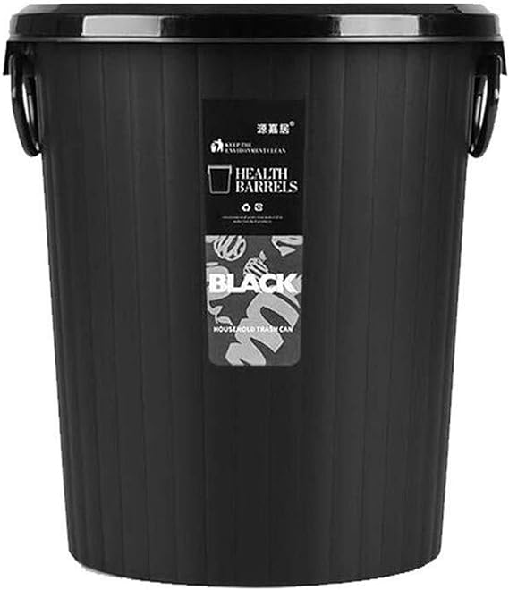 ZB Bote de Basura Moda Negro Moderno Cocina Bote De Basura, European