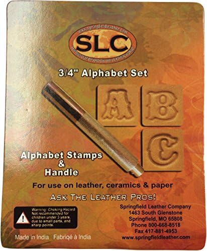 3/4" Alphabet Stamp Set
