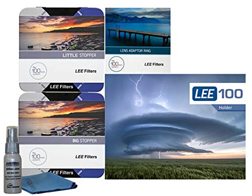 LEE Filters LEE100 77mm Premium Long Exposure Kit - Lee Filters LEE100 Filter Holder, LEE 100mm Big and Little Stopper, 77mm Wide Angle Adapter Ring - Thumbnail 6