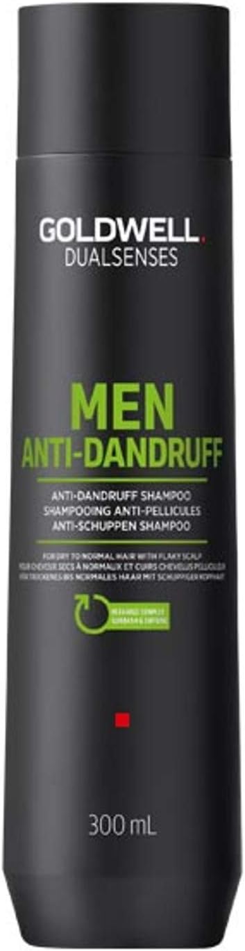 Goldwell Dualsenses Men Anti-Dandruff Shampoo, For Dry to Normal Hair, Prevents Flaking, 300ml, x