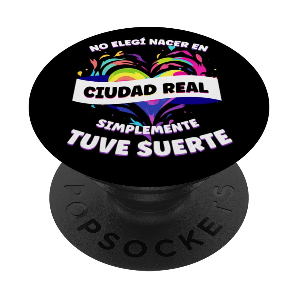 Funny Phrase For Ciudad Real People PopSockets Swappable PopGrip
