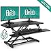 EleTab Electric Standing Desk Converter - Height Adjustable Sit Stand Desk Riser Stand up Desktop 37 inches Tabletop Workstation