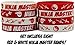 Gypsy Jade's Ninja Master Silicone Wristbands - Ninja Party Favors - Perfect for Ninja Warrior Birthday Party Theme!
