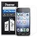 Insten Screen Protector with Lint Cleaning Cloth (3 Packs) Compatible with Apple iPhone 3GS - Retail Packaging - Transparent
