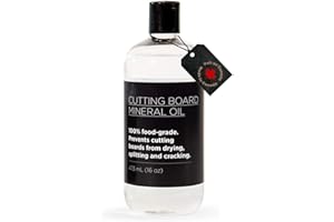 Food Grade Mineral Oil for Cutting Board (473ml) - Oil & Conditioner for Buther Block, Countertops, Wood Utensils, and Stainl