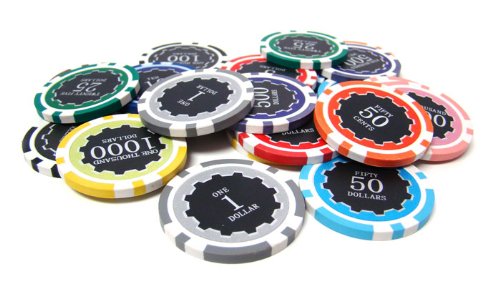 Brybelly 500 Count Eclipse Poker Chip Set - Padded Aluminum Case - Heavyweight 14 Gram Chips - Thumbnail 2