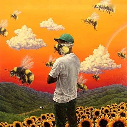 Lost Posters Album Cover Poster Thick Tyler, The Creator: Flower BOY Limited 2017 giclee Record LP Reprint #'d/100!! 12x12
