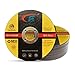 Cut-off Wheel, B, 25-Pack Cutting Wheels Double Reinforced Fiber Flat Grinding Wheel Aggressive Cutting Blades for Metal and Stainless Steel, T41-A/F46Q4BF 4.5" x .045" x 7/8-Inch for Grinders, MPA primary