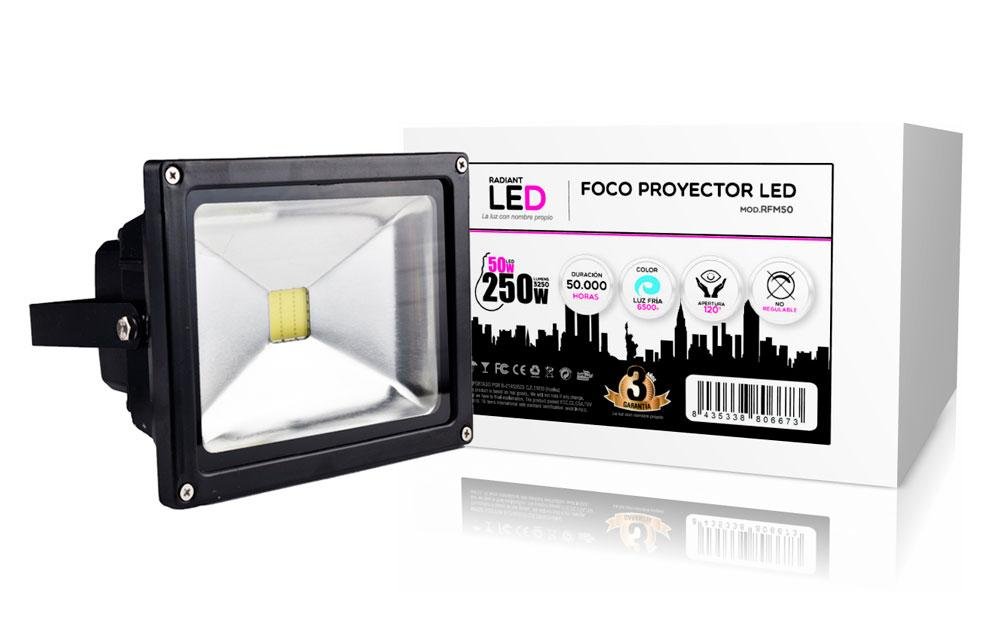 Biwond RFM50 - Foco led proyector, Color Negro: Amazon.es: Electrónica
