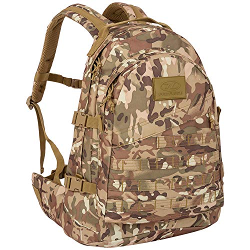 Highlander Militärischer Tactical Assault-Rucksack wasserdichte Recon 20 Liter-Rucksack mit Mehreren MOLLE-Befestigungspunkten für zusätzliches Zubehö