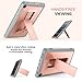MoKo Case for All-New Amazon Fire HD 8 Tablet (7th Generation, 2017 Release Only) - Rugged Shockproof Vertical / Horizontal Stand Cover with Built-in Screen Protector for Fire HD 8, Rose Gold & GRAY