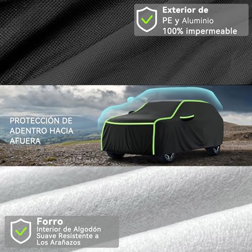 AUTODIAG Cubierta para Auto SUV,520x200x180CM