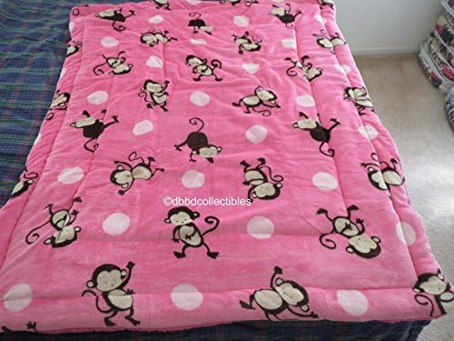 dbbdcollectibles Plush Baby Blankets for Toddler Girls (40"x50") Plush Velour with Ultra Soft Sherpa Lining Toddler Girl Blankets-Owls Pink