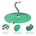 Greenbest 2016 New 50' Expanding Garden Hose, Ultimate Expandable Garden Hose, Solid Brass Connector Fittings, Green