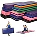 We Sell Mats 4 ft x 10 ft x 2 in Personal Fitness & Exercise Mat, Lightweight and Folds for Carrying, Multicolor