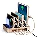NEXGADGET Detachable Multi-Port USB Charging Station, 24W 4-Port USB Charging Dock (Gold)